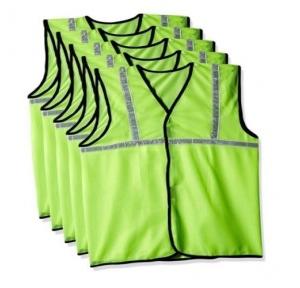 Safari Pro Green 1 Inch Reflective Safety Jacket, Fabric Type